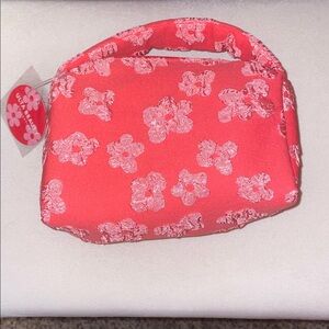 Ulta Beauty Pink Floral Cosmetic Bag